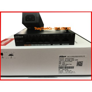 Switch POE Dahua S1500C 4+2 Camera IP