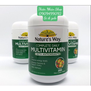 Viên uống bổ sung vitamin tổng hợp và tảo xoắn Nature's Way