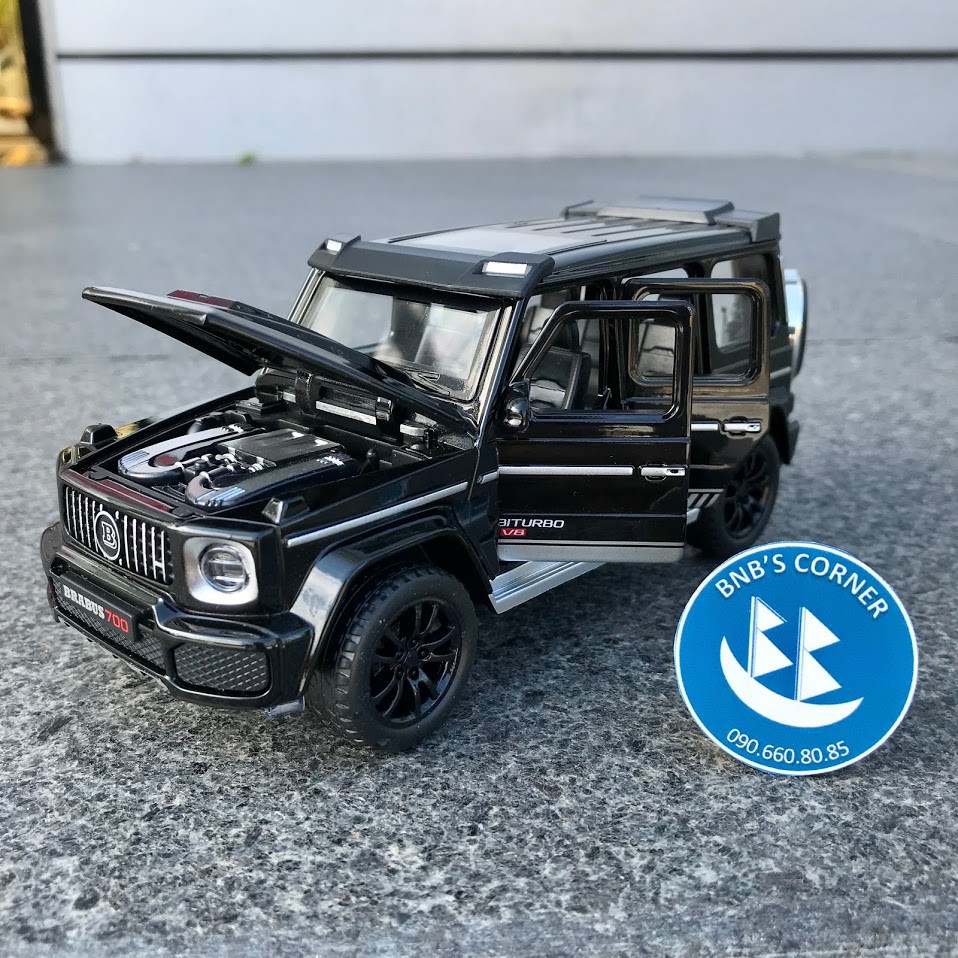 [BNB's Corner] Xe mô hình 1:32 Mercedes-Benz Brabus G700 hãng Double Horses