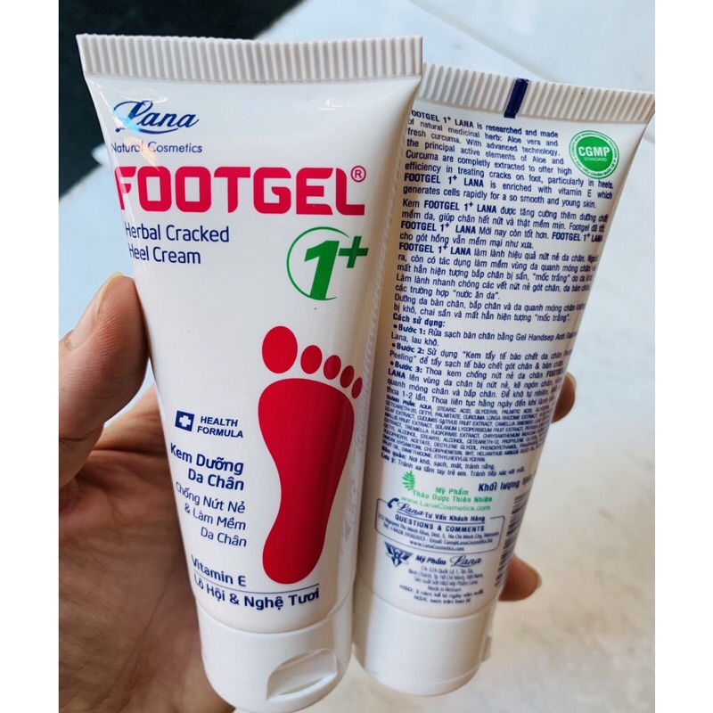 Kem dưỡng da chân Lana Footgel 1+ 50g