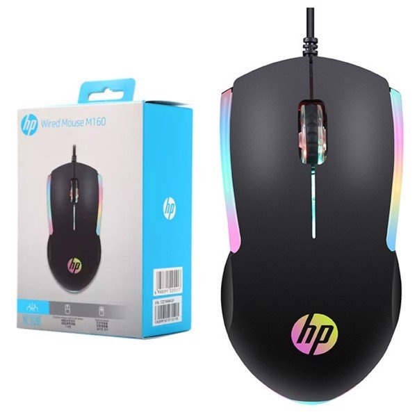 (Giá sỉ)Chuột vi tính có dây HP M160 led RGB cực đẹp chính hãng BH 1 năm - mouse gaming