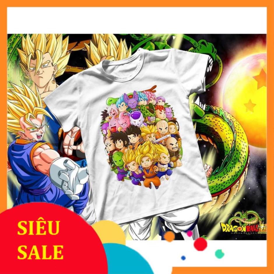 Áo thun Cotton Unisex - Anime - Dragon Ball - Các nhân vật Dragon ball sp bán chạy