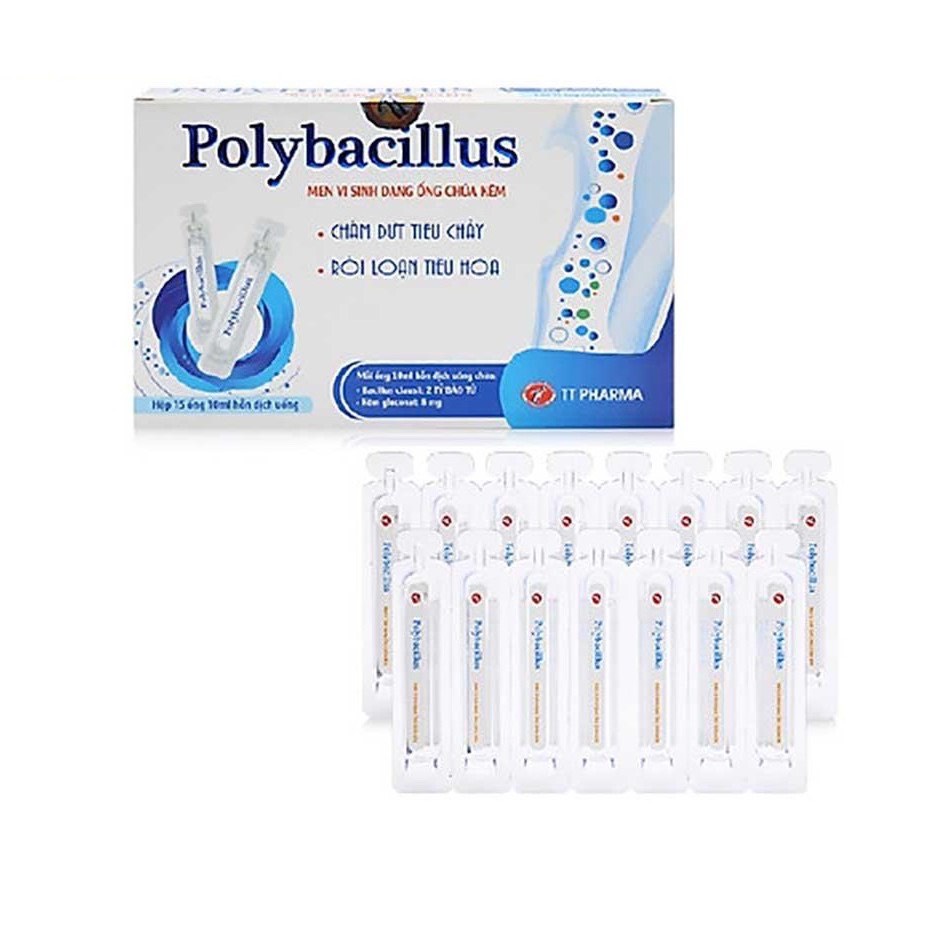 Men tiêu hóa dạng nước - POLYBACILLUS - Phòng ngừa và hỗ trợ điều trị tiêu chảy, rối loạn tiêu hóa.