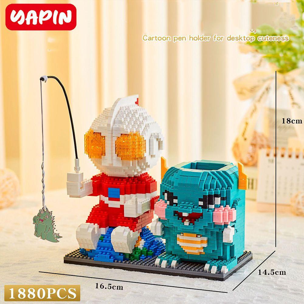 CHOOKEY Ống Đựng Bút Hình Siêu Anh Hùng Ultraman Sáng Tạo Cho Bé