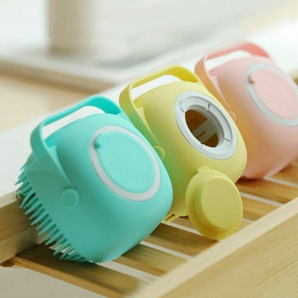 Bàn chải kỳ cọ lưng mát xa tẩy tế bào chết chất liệu silicon nhiều màu tùy chọn
