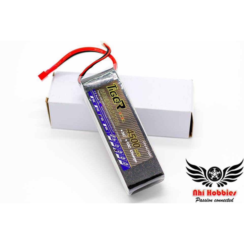 Pin Tiger 14.8V 4500mah 45C