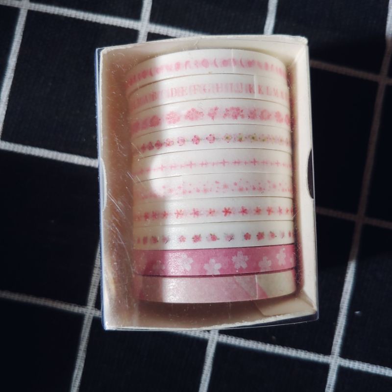 Washi chiết lẻ 11*50cm băng keo giấy chiết thẻ chiết hoa anh đào nước Anh thỏ Nhật Bản bong bóng mĩ nam