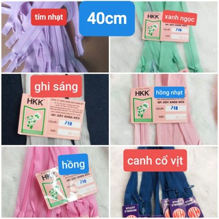 dây kéo giọt nước 40-50-60cm