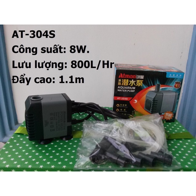 Máy Bơm ATMAN 304S - 8W, 800L/Hr