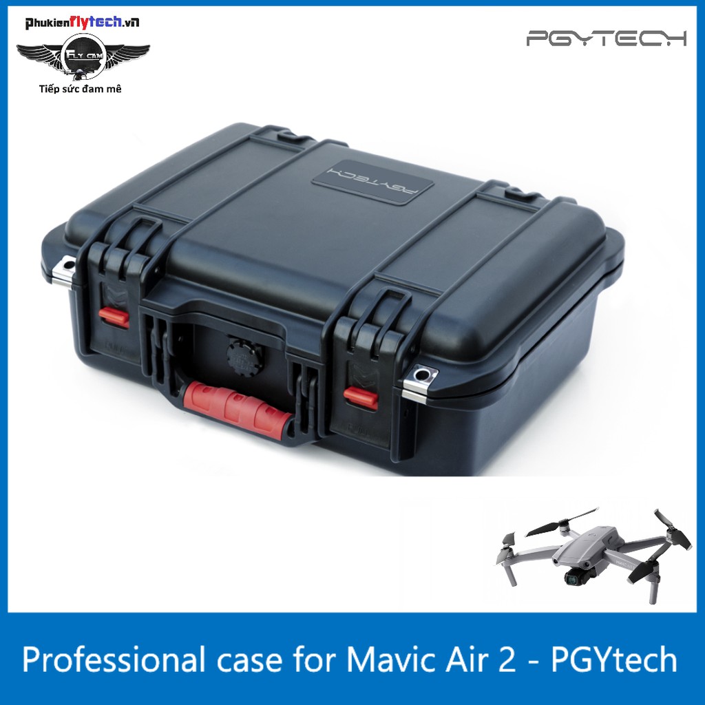 Vali chuyên dụng Mavic Air 2 – PGYtech professional - Hàng chính hãng - Cứng cáp, chống nước tuyệt đối - Bảo vệ flycam