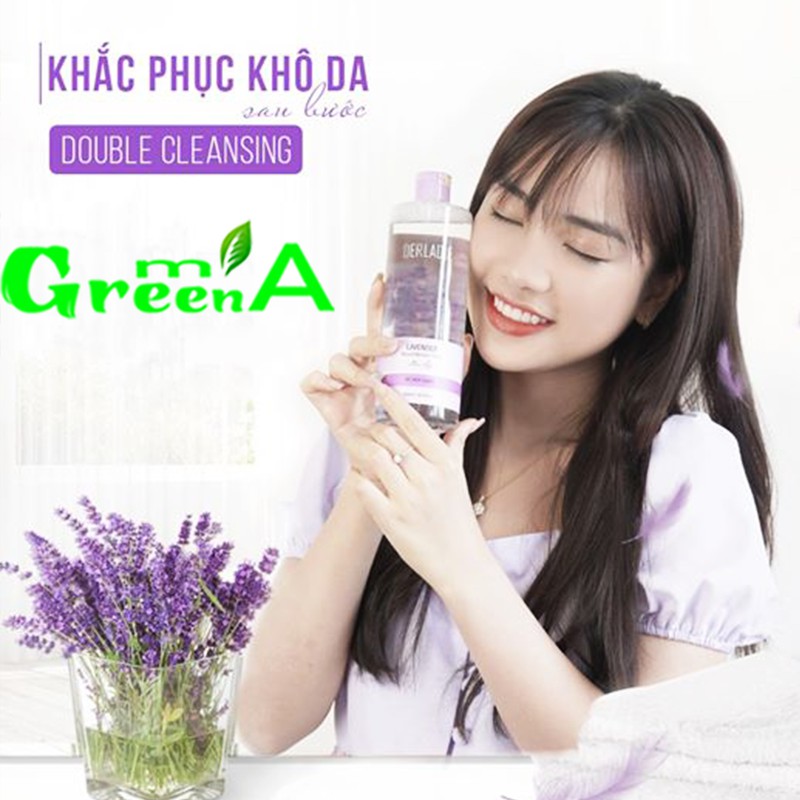 Toner Nước Hoa Hồng Derladie Lavender Oải Hương Kiềm Dầu, Giảm Mụn Chiết Xuất Hoa Lavender 500ml