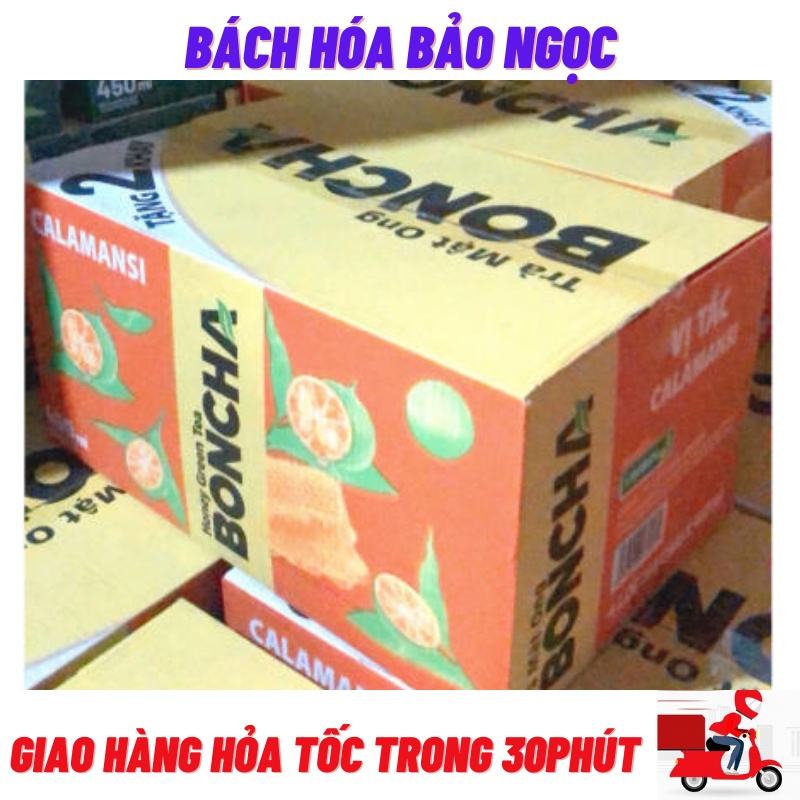 Thùng Trà Tắc - Mật Ong BONCHA Chai