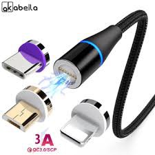 Cáp từ tính nam châm Baseus kèm USB to (Lightning / Type C / MicroUSB [3A, 1M]) - Super bền - Bảo Hành 3 tháng (CÓ HỘP)