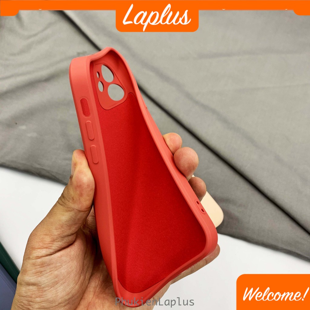 Ốp Lưng Ip 11 Chống Bẩn Logo Hình Táo Full Viền Vuông