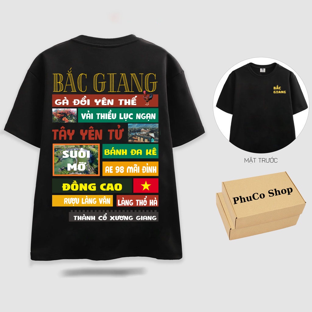 Áo thun 63 TỈNH THÀNH VIỆT NAM tay ngắn cổ tròn cotton xịn mềm min, co giãn 4 chiều, đủ các tỉnh thành Việt Nam