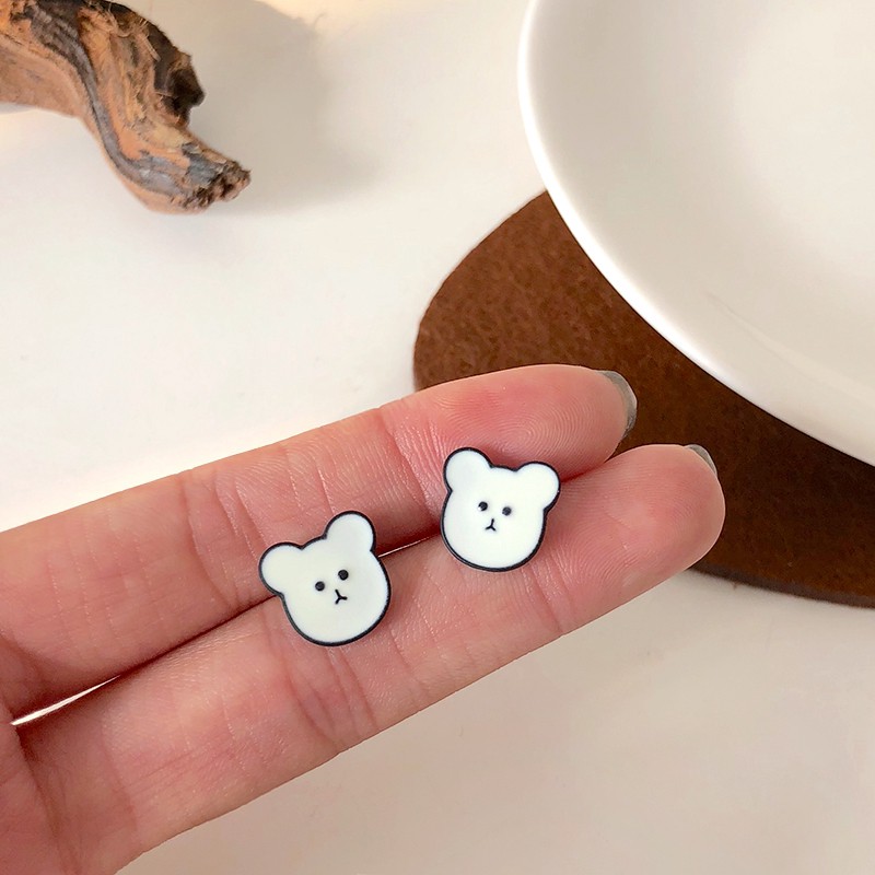 Khuyên Tai Hình Chú Gấu Xinh Xắn Đáng Yêu Phong Cách Hàn Quốc C16