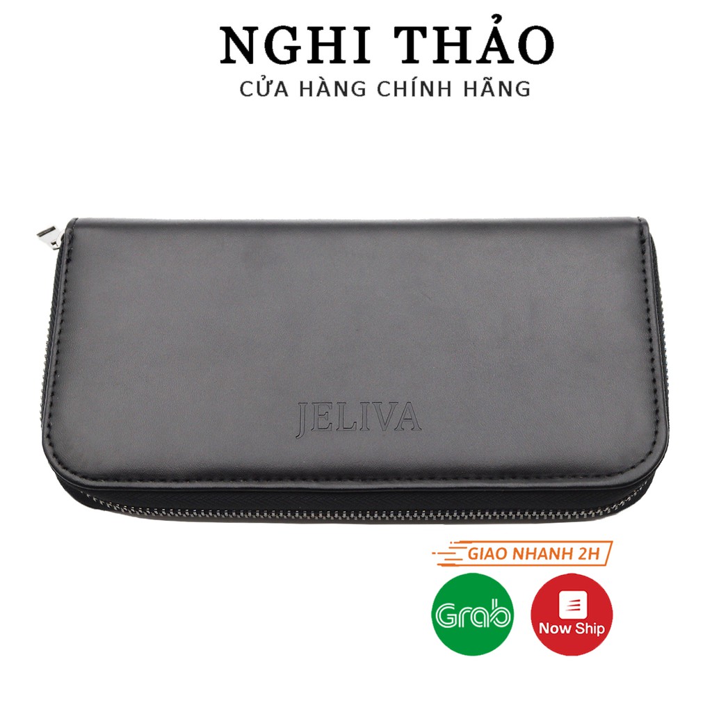 Túi da đựng cọ jeliva 12 ngăn