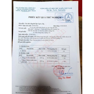 Cao chè vằng Bé Xịn