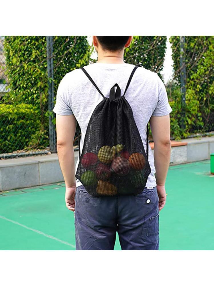 Balo lưới dây rút đựng đồ dùng đa năng cho đi biển