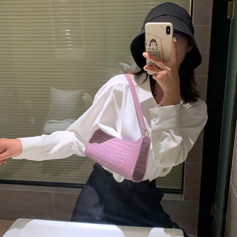 Túi đeo vai thiết kế màu trơn phong cách thời trang Hàn Quốc cho nữ | BigBuy360 - bigbuy360.vn