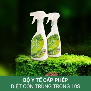 Combo 2 chai Thảo mộc 10s diệt Muỗi kiến gián
