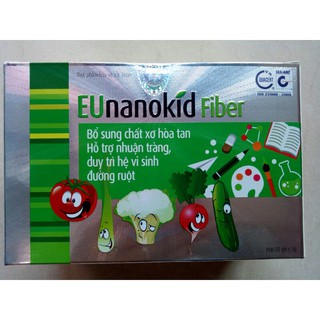 Men Chất Xơ Eunanokid Fiber. Hộp 20 gói
