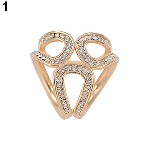 Khuy đính đá cố định khăn quàng cổ sang trọng