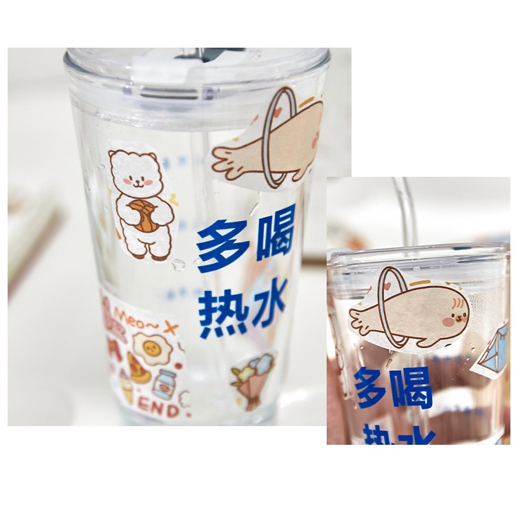 Cute cartoon soft cute diary sticker Diary Scarpbooking DIY Decoration Washi Tape