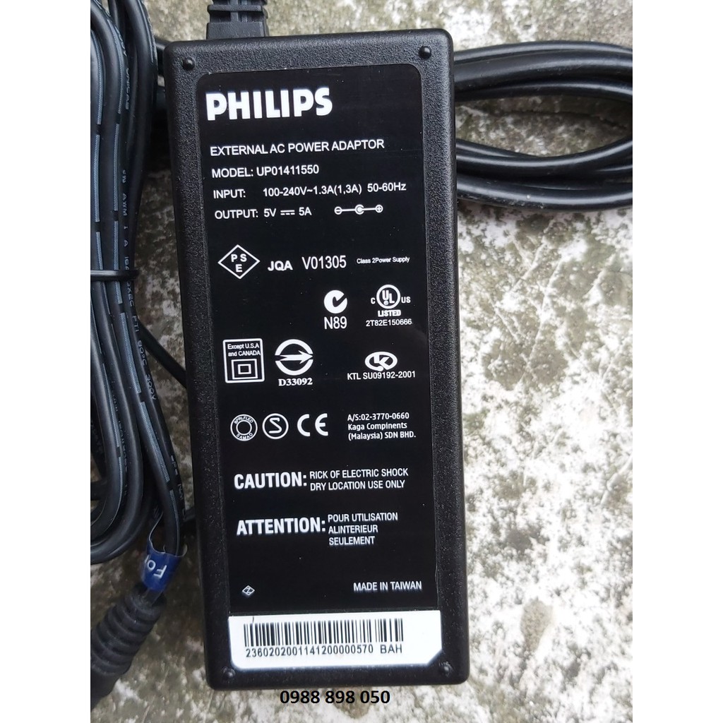 Adapter-nguồn 5v 5a philips hàng cao cấp