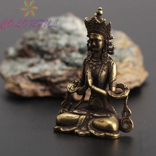 Tượng Phật mini trang trí bằng đồng chất lượng