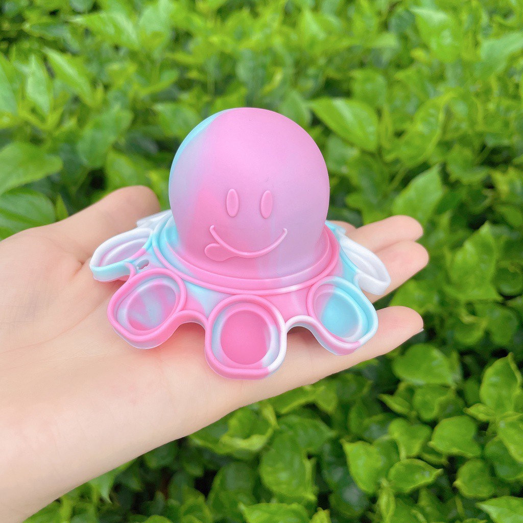 Đồ chơi bóng nhấn giảm căng thẳng hình bạch tuộc dễ thương cho bé