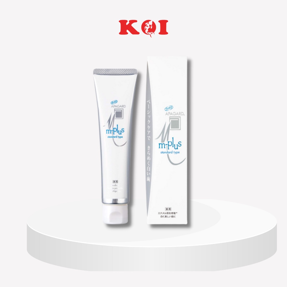 Kem đánh răng Apagard M-plus siêu trắng răng Nhật Bản chính hãng 125g