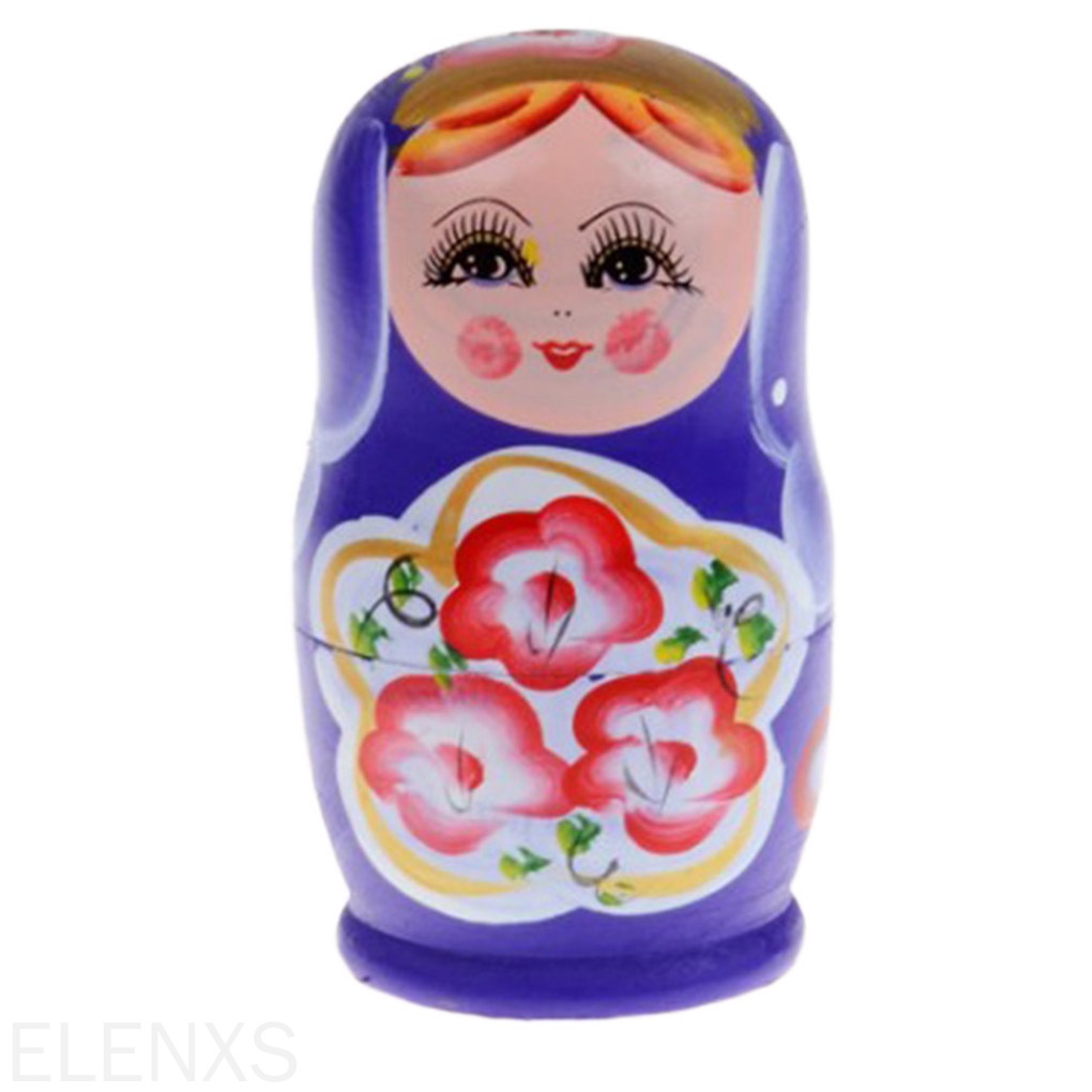 Bộ 5 búp bê Nga bằng gỗ