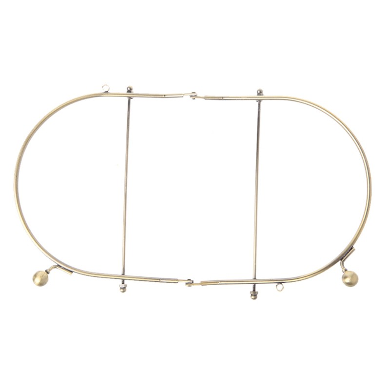 Khung tròn nửa khung có khóa kim loại để làm túi xách/ ví cầm tay