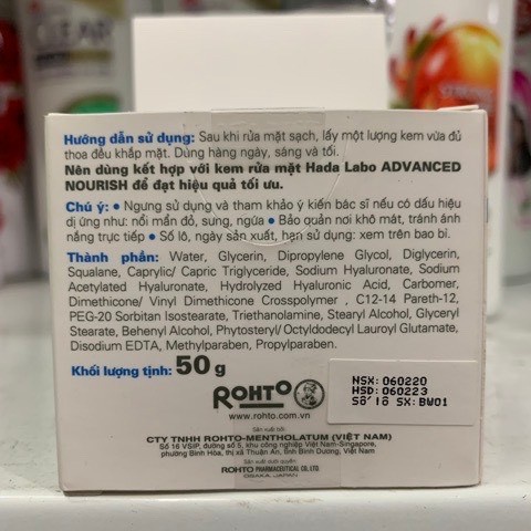 Kem dưỡng ẩm Hada Labo Advanced Nourish Cream 50g dưỡng ẩm  tối ưu
