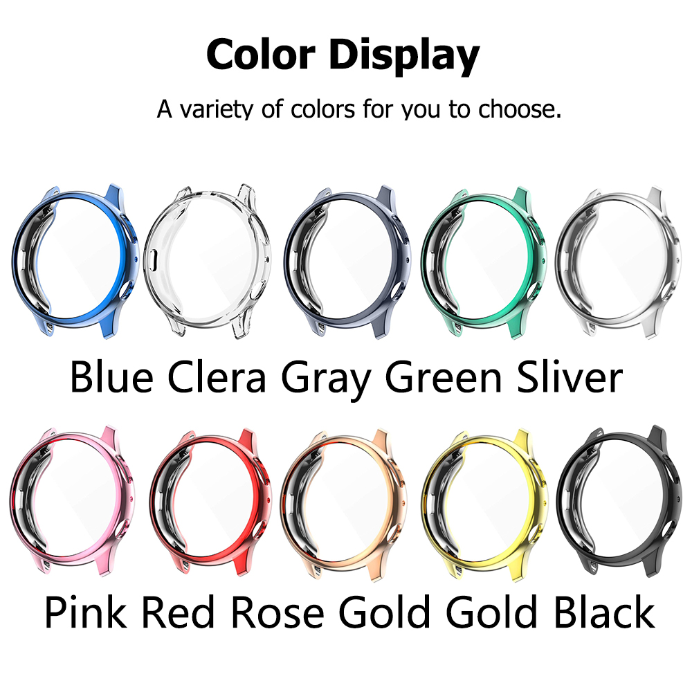 Miimall khung bảo vệ mặt đồng hồ chất lượng cao Samsung Galaxy Watch Active 2 40mm 44mm chất lượng cao