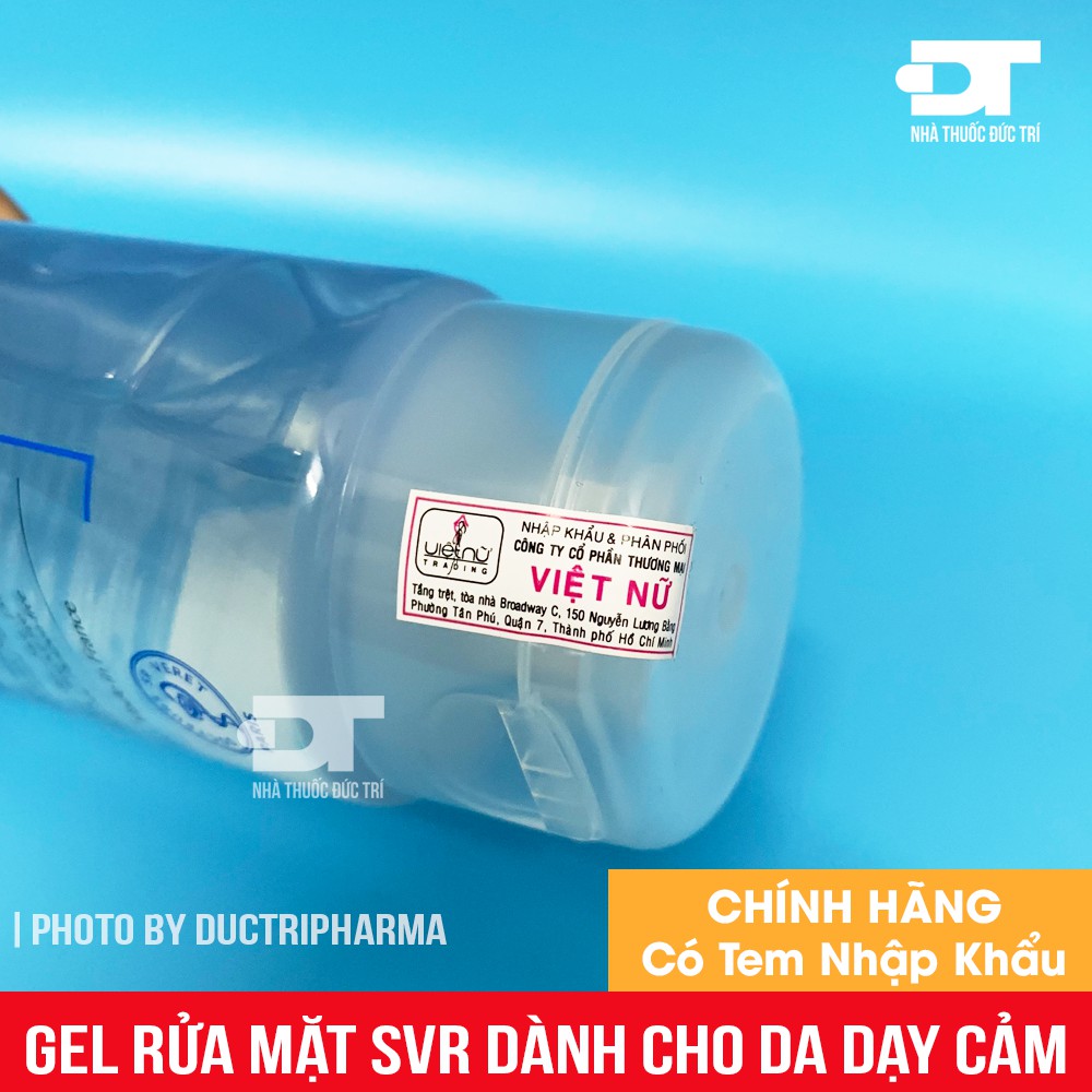 [ChÍNH HÃNG] Gel rửa mặt SVR dành cho da dạy cảm - SVR Physiopure Gelee Moussante