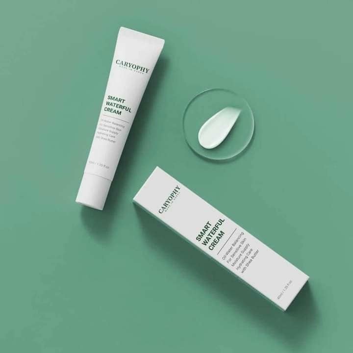 ( Tuýp Full &amp; mẫu dùng thử) Kem dưỡng Caryophy Smart Waterfull Cream 40ml