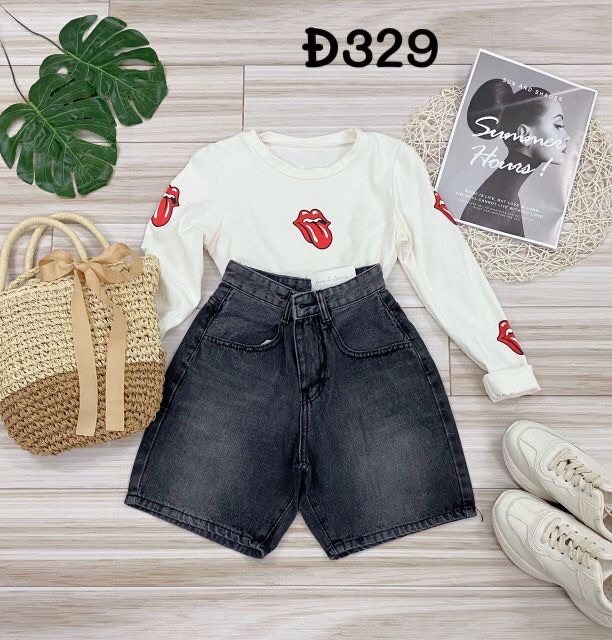 Quần short Nữ, kiểu ngố form trơn, ống rộng Phong cách đơn giản trẻ trung năng động - HOT TREND 2021