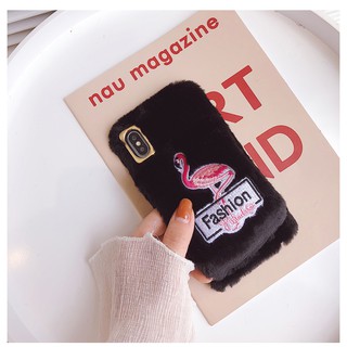 Ốp lưng iphone lông thêu hạc