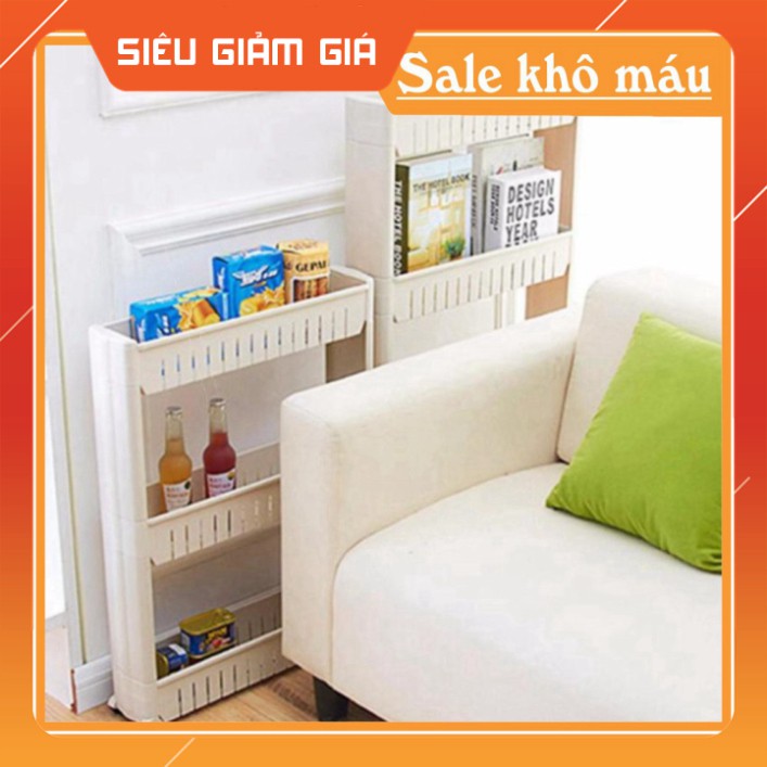 kệ 3 tầng để đồ đa năng có bánh xe