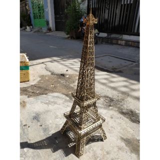 Mô hình tháp eiffel bằng gỗ mdf tự ráp