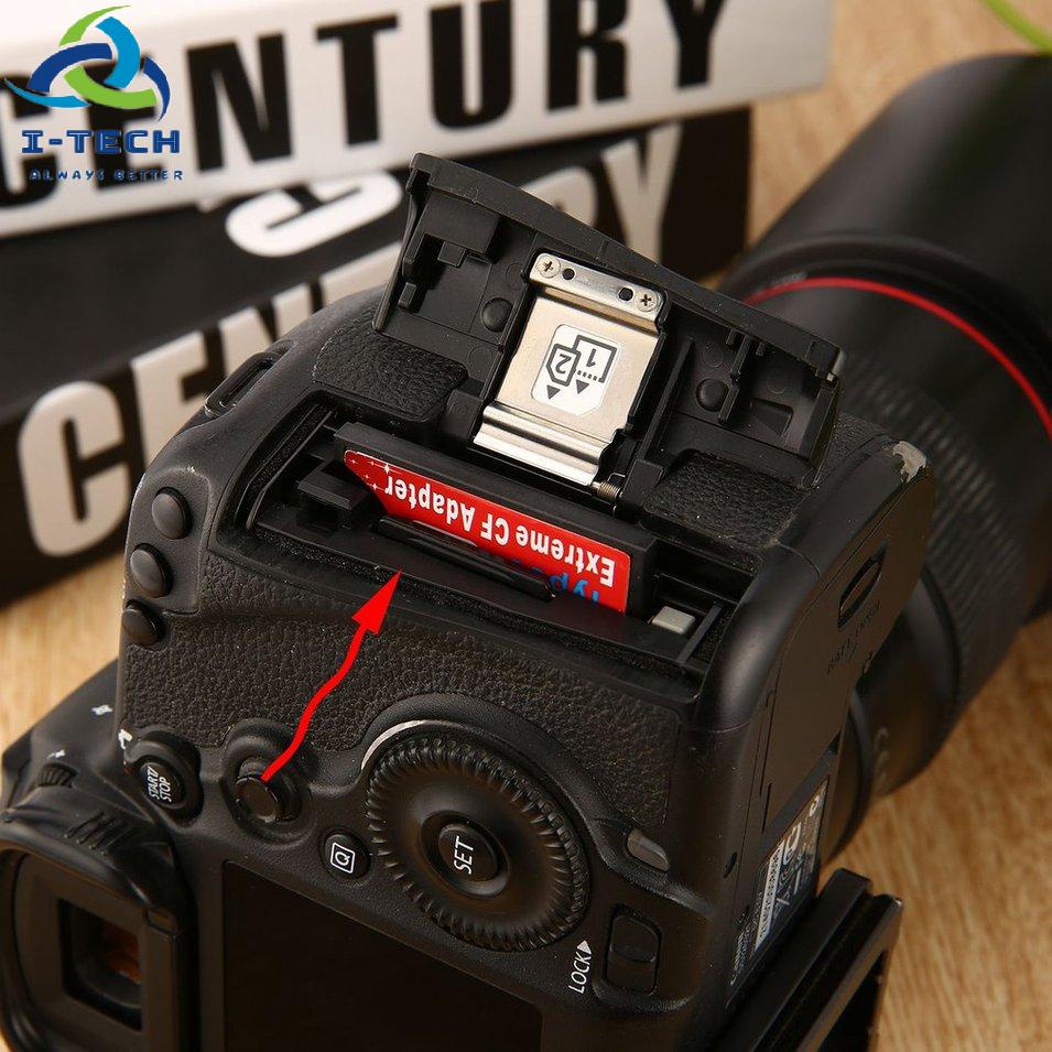 ⚡Khuyến mại⚡64GB- 128GB Single Slot Extreme For Micro SD/SDXC TF To Compact Flash CF Type I Memory Card Reader Writer Adapter