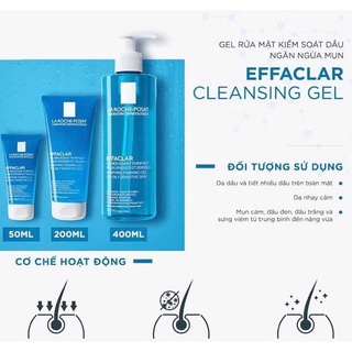 Sữa rửa mặt Laroche-Posay dành cho da dầu mụn