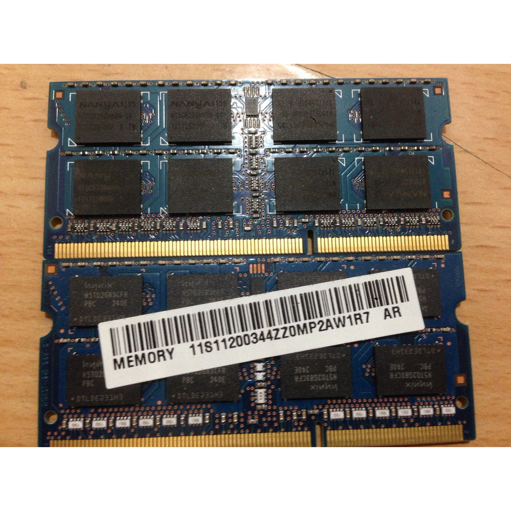 ram3 cũ 4gb laptop buss 1333 và 10600 các hãng nhìn như mới