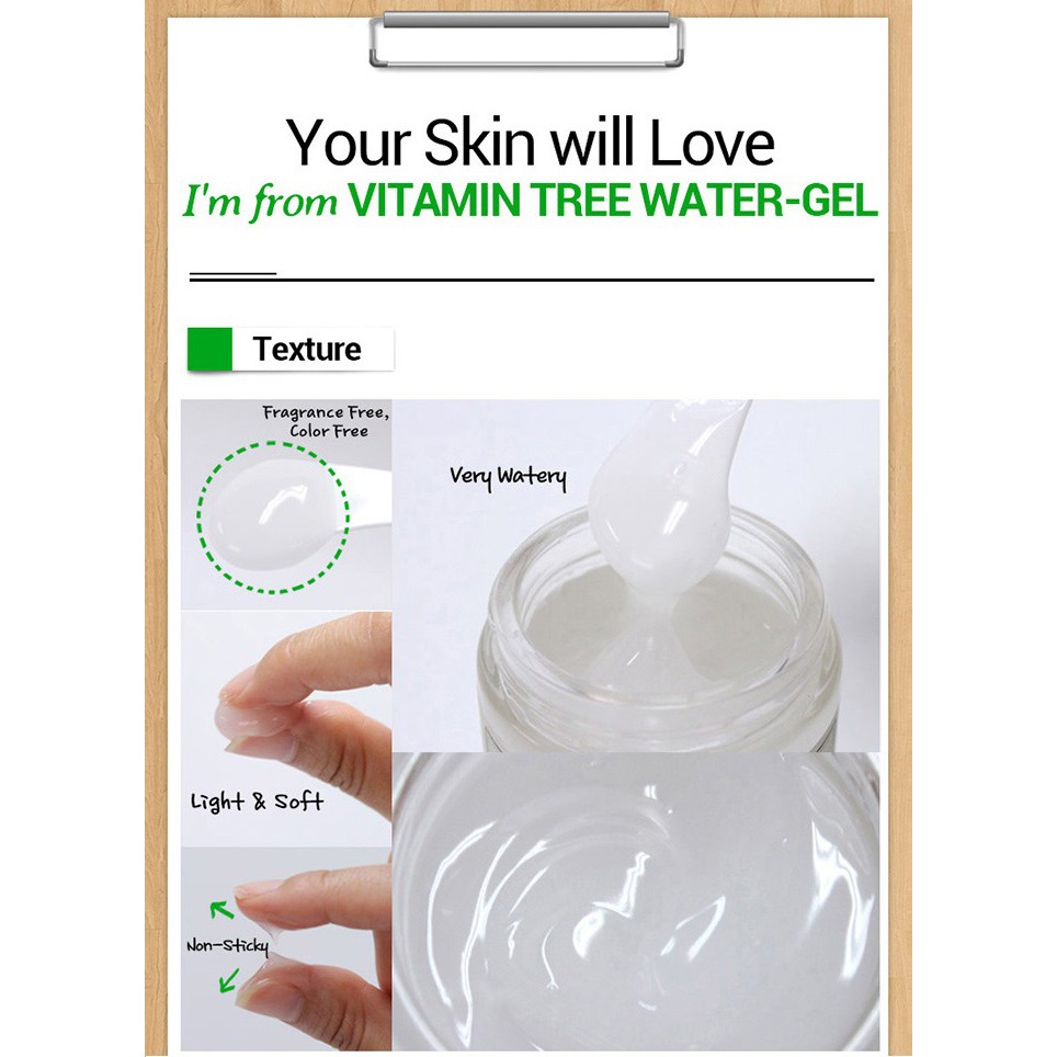 [Mã FMCGMALL giảm 8% đơn từ 250K] Gel Dưỡng Ẩm Sáng Da I'm From Vitamin Tree Water Gel 75gr