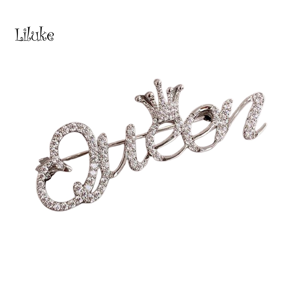 Ghim Cài Áo Hình Chữ Cái Thời Trang Bằng Thép Không Gỉ