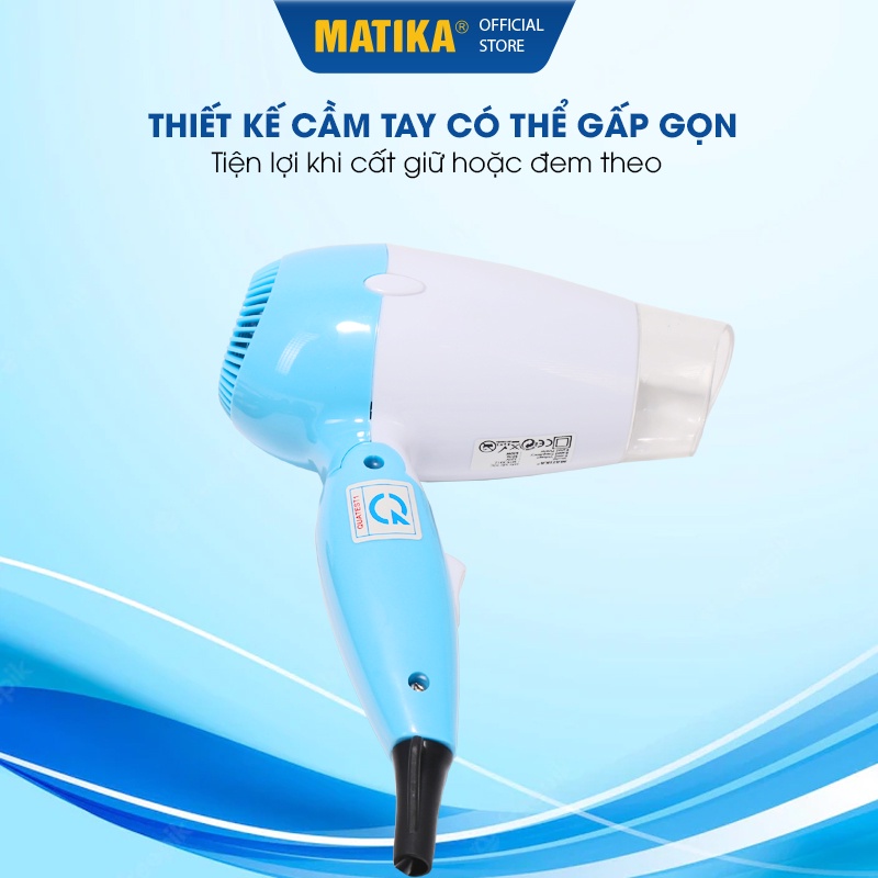 Máy Sấy Tóc Mini MATIKA 650W MTK-3312