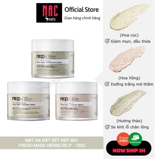 Mặt Nạ Đất Sét REP Bio Fresh Mask With Real Calming Herbs RE:P 130g