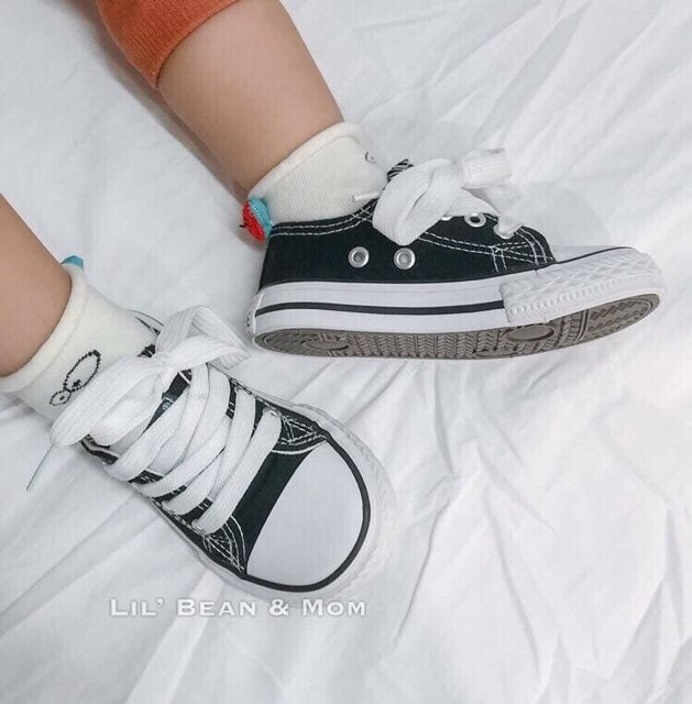 Giày Convers cổ thấp cho bé